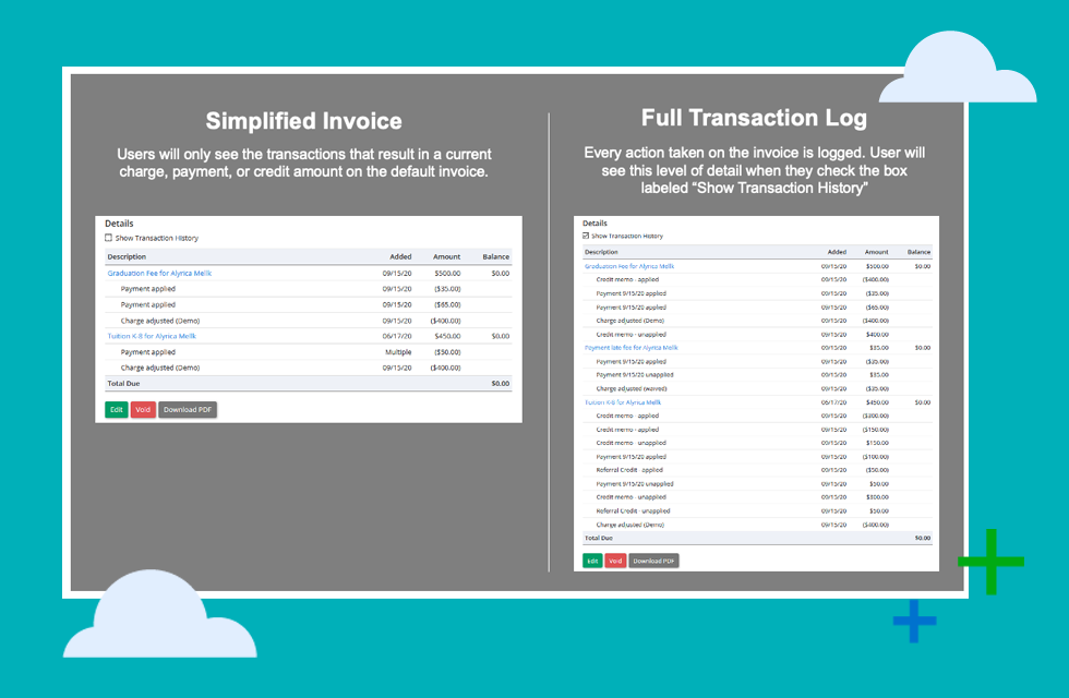 Simplified Invoicing Graphic