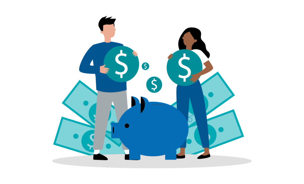 Saving Money Graphic