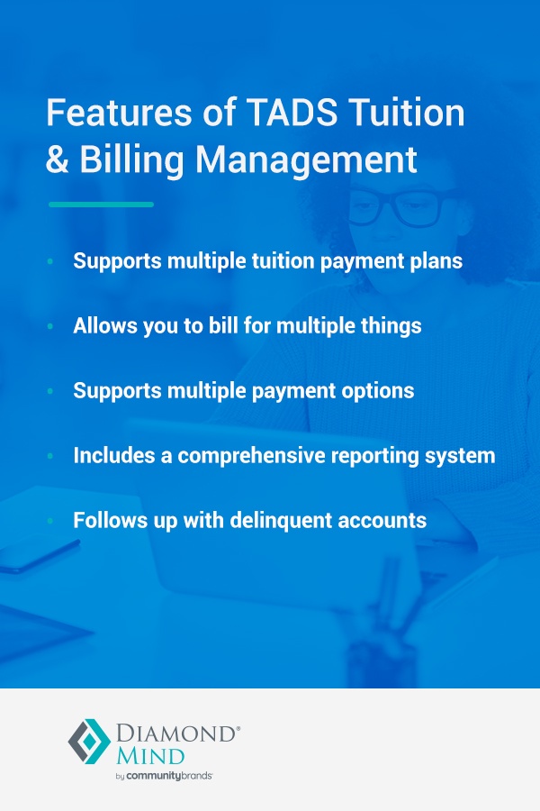 Features of TADS Tuition & Billing Management
