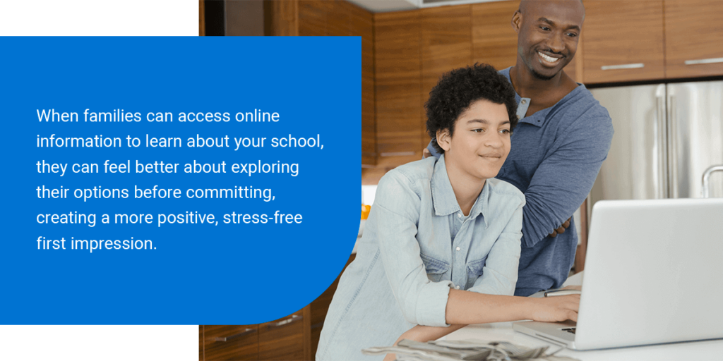 Allow potential students to learn more about your school in a positive way.